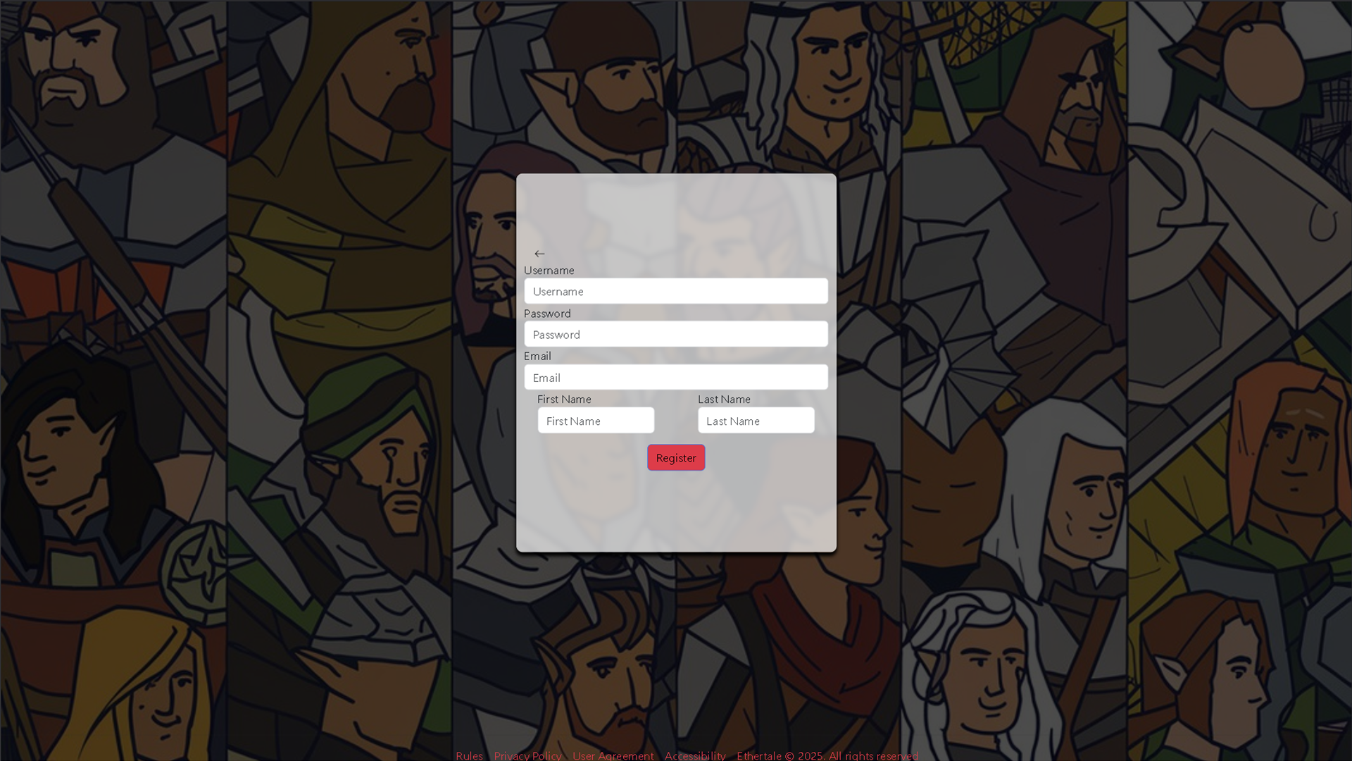 Registration has both front- and back-end checking for correct information and either does not allow the user to pass wrong info on the front- or the user gets redirected back with error from the back-end.
