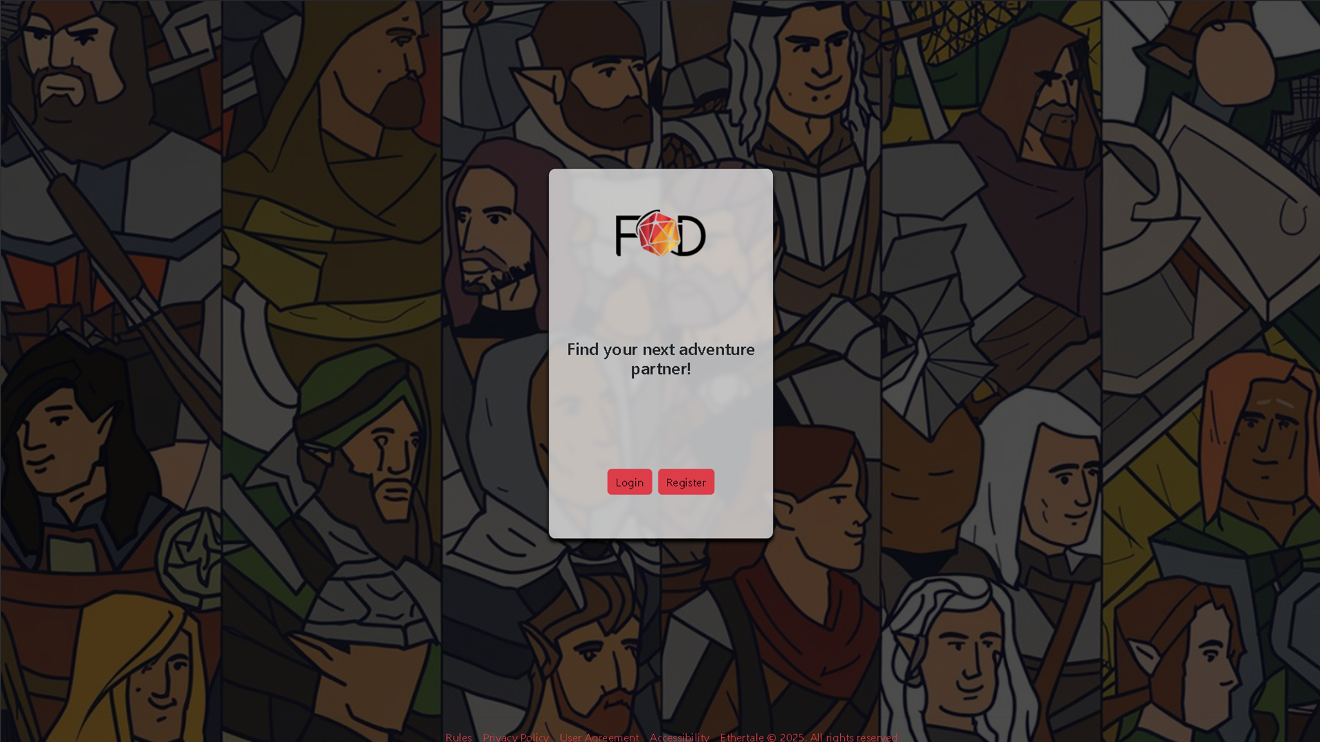 This is the welcome page.